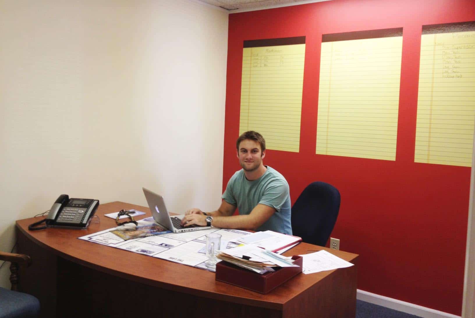 Cal-in-new-office