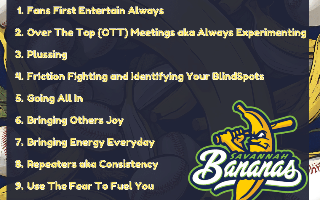 The Playbook: Life Lessons from Bananas Baseball